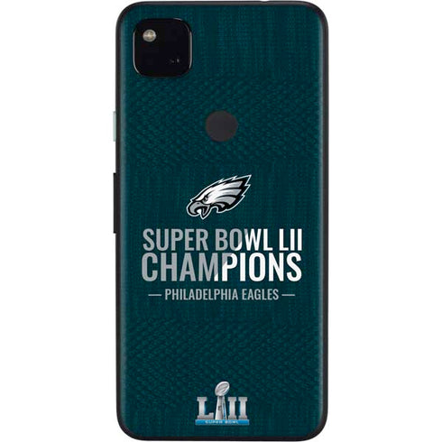 NFL Philadelphia Eagles Super Bowl LII Champions Google Pixel 4a Skin
